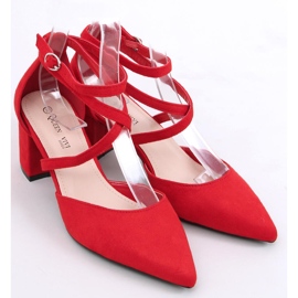Sandra Red vysoké podpatky červený 1