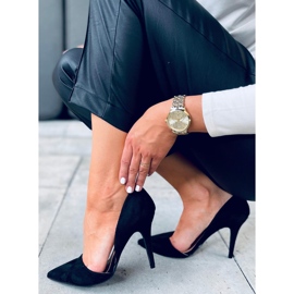 Lodičky na jehlovém podpatku Carrie Black černá 1