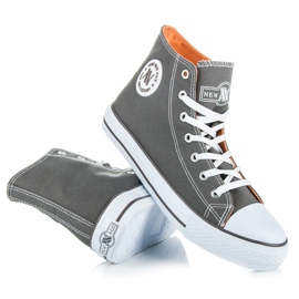 New Age vysoké tenisky šedá 1