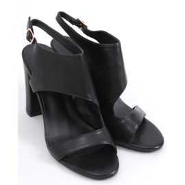 Jessica Black sandály na vysokém podpatku černá 2 Jessica Black sandály na vysokém podpatku černá 2