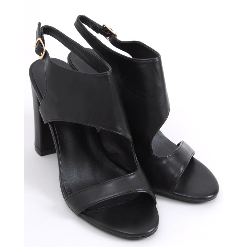 Jessica Black sandály na vysokém podpatku černá 2 Jessica Black sandály na vysokém podpatku černá 2