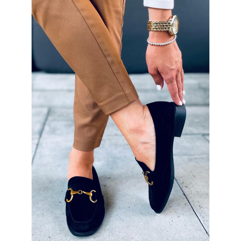 Dámské mokasíny Linda Black černá 1