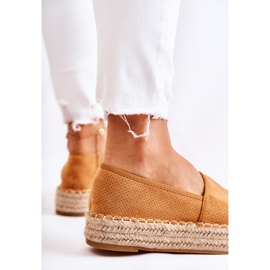 PG1 Dámské Espadrilky Na Platformě Camel Marise hnědý 2