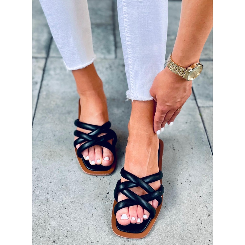 Dámské pantofle Zola Black černý 2