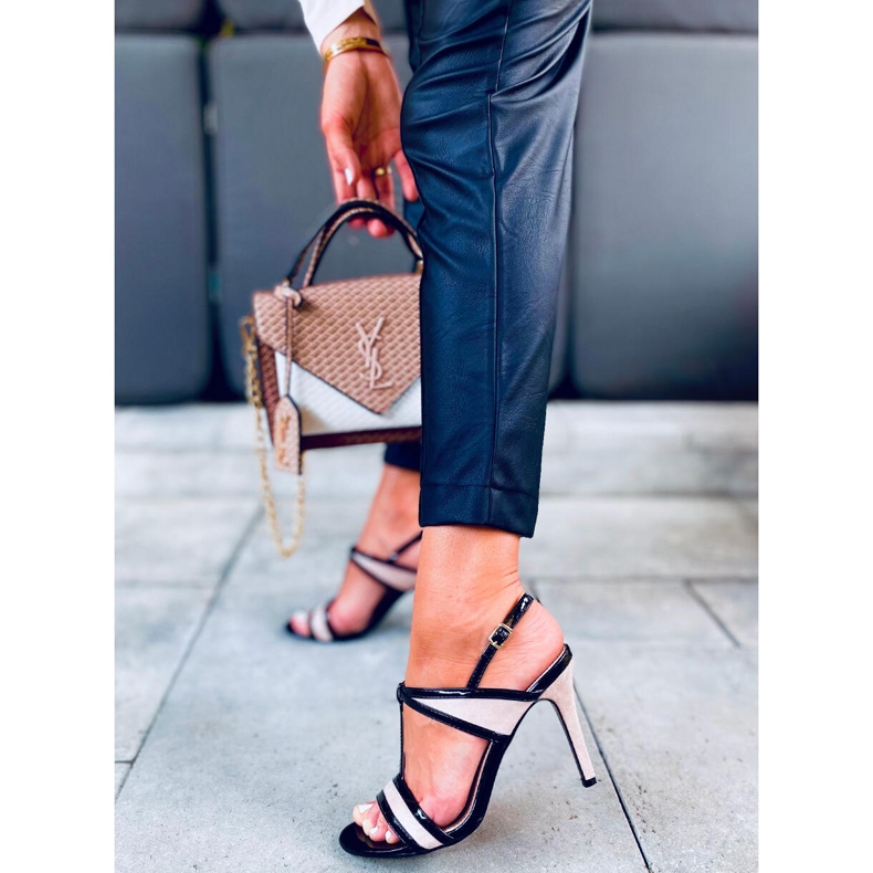 Jehlové sandály Penny Apricot béžový černá 2