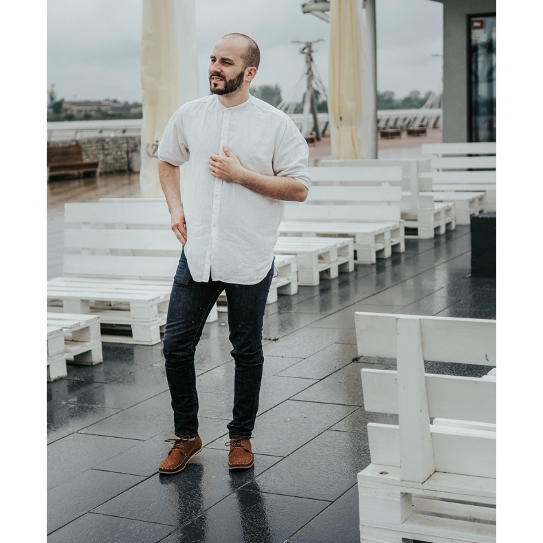 KOMODO Pánské boty mokasíny 875 letní velbloud hnědý 3