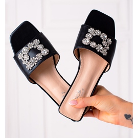 SHELOVET Elegantní pantofle černý 1