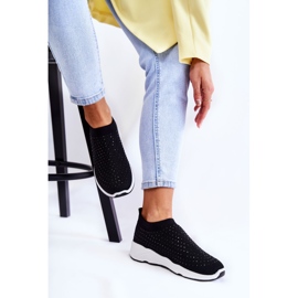 PG1 Dámská sportovní obuv se zirkony černá Calsey 1