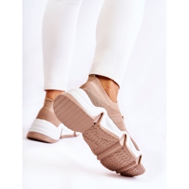 PG1 Dámské béžové nazouvací tenisky Dayen béžový 2