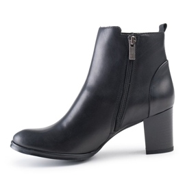 Marco Shoes Kožené boty 0599B-001-4 černý 1