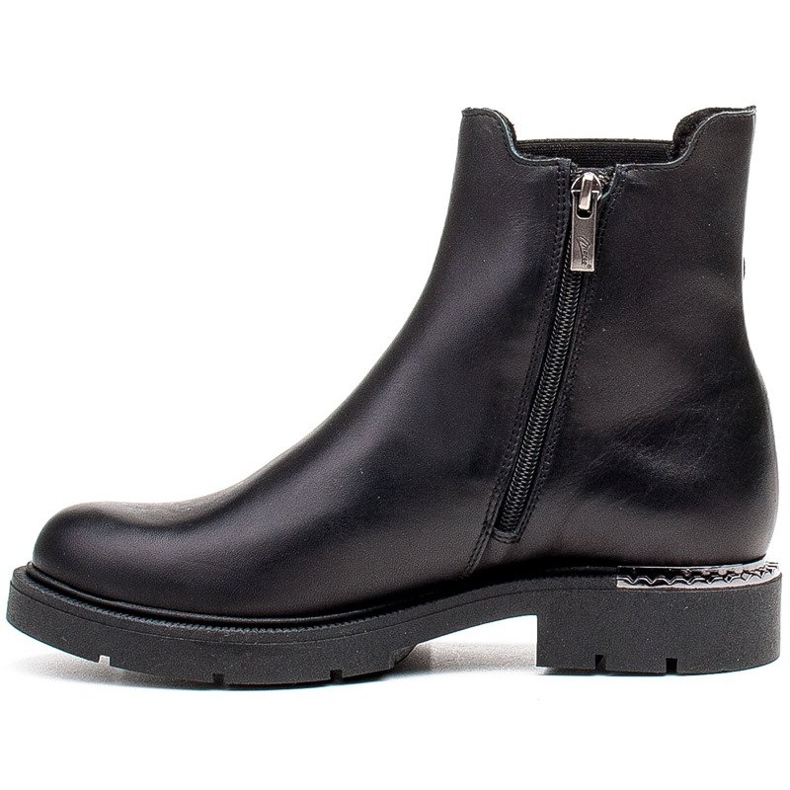 Marco Shoes Dámské boty Chelsea Marco se sponou a gumou černý 2