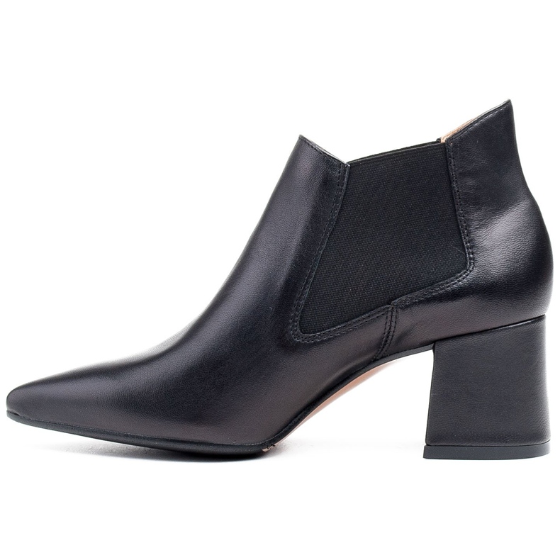 Marco Shoes Tenké a nízké kozačky 1325B s gumou černý 2