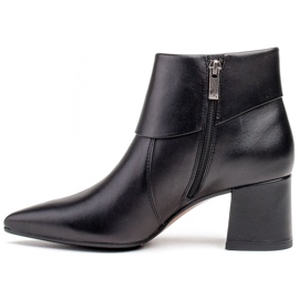 Marco Shoes Dámské kozačky Marco 1344B s límečkem černý 1