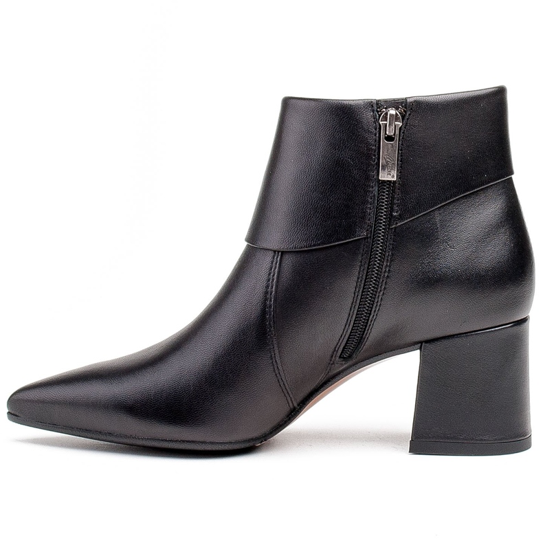 Marco Shoes Dámské kozačky Marco 1344B s límečkem černý 1