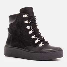 Marco Shoes Dámské kotníkové boty 1350b-679-001-4 černý 1