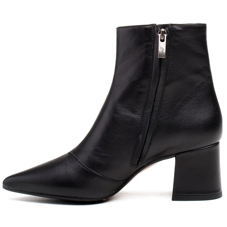 Marco Shoes Černé kozačky 1367B vyrobené z pravé kůže černý 2