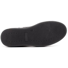 Marco Shoes Pohodlné kozačky 1433B Marco s plochým spodkem černá 5
