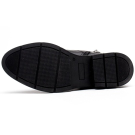 Marco Shoes Marco 1342B svázané dámské boty s tryskami a zipem černá 6