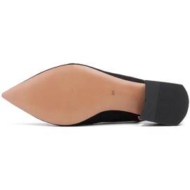 Marco Shoes Černé semišové sandály s ozdobnými proužky černý 1