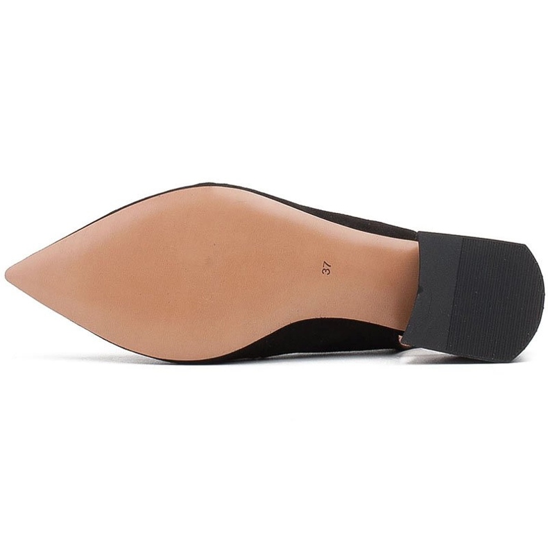 Marco Shoes Černé semišové sandály s ozdobnými proužky černý 1