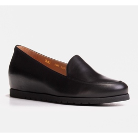 Marco Shoes Pohodlné nízké boty 1595P na klínku černý 1