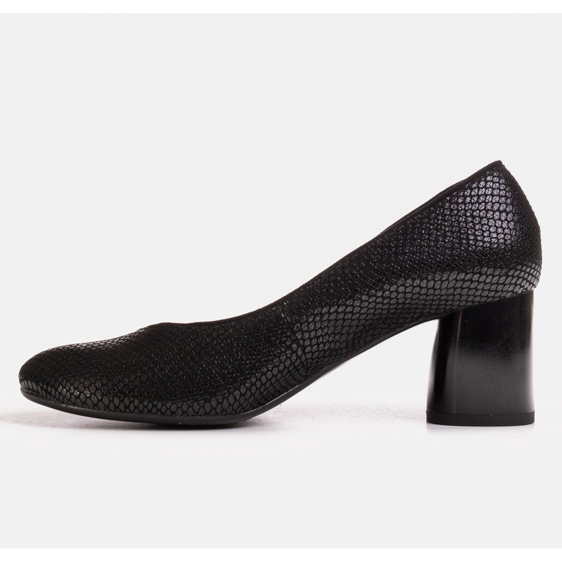 Marco Shoes Pohodlné černé lodičky Marco 1729P černý 1
