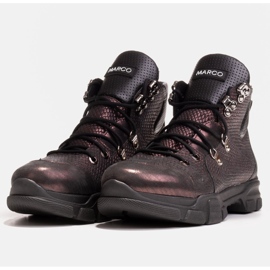 Marco Shoes Sportovní dámské boty s lehkou izolací podzim-zima fialový 1