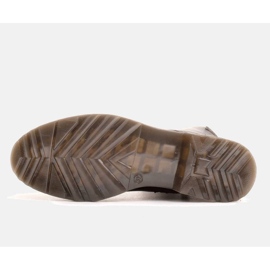 Marco Shoes Vysoké kotníkové boty, kozačky zavázané na průsvitné podrážce černá 5