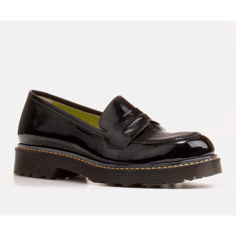 Marco Shoes Černé dámské boty na tlustém průhledném dně černý 1