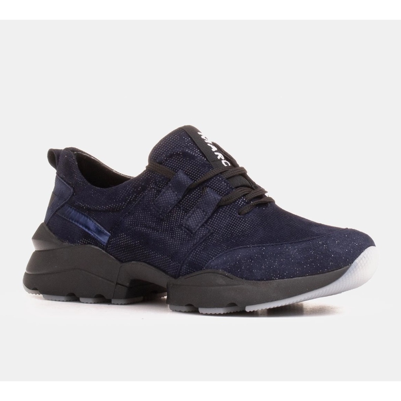 Marco Shoes Sportovní tenisky z kvalitního přírodního semiše modrý 1 Marco Shoes Sportovní tenisky z kvalitního přírodního semiše modrý 1