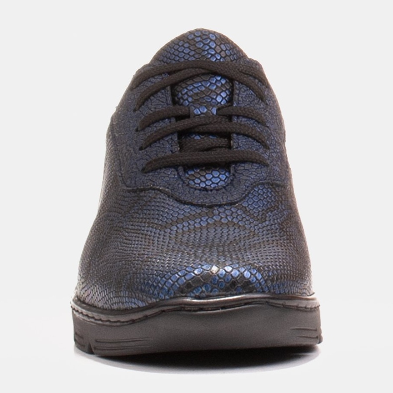 Radoskór Pohodlné modré dámské boty pro širší nohu modrý 1