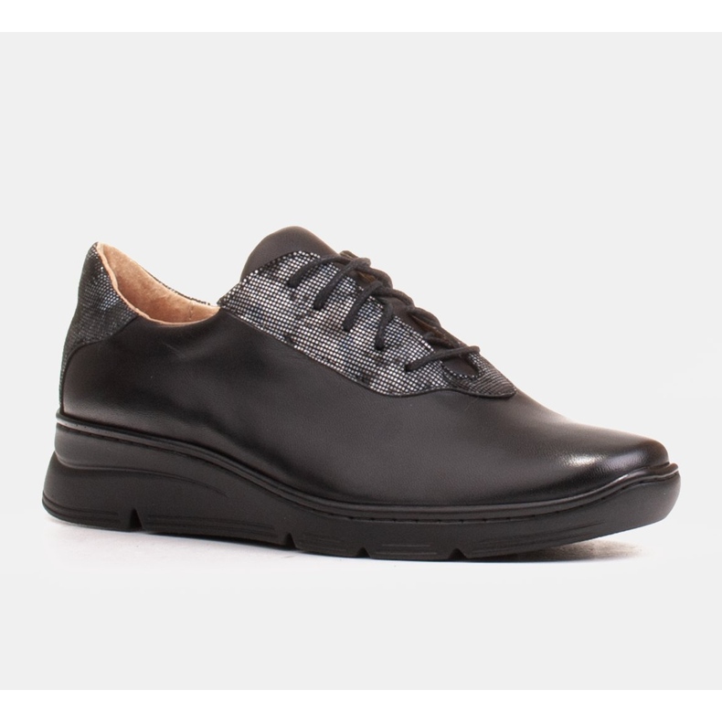 Radoskór Pohodlné černé dámské boty pro širší nohu černá 1