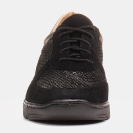 Radoskór Pohodlné boty pro širší nohu na lehké podrážce černá 1