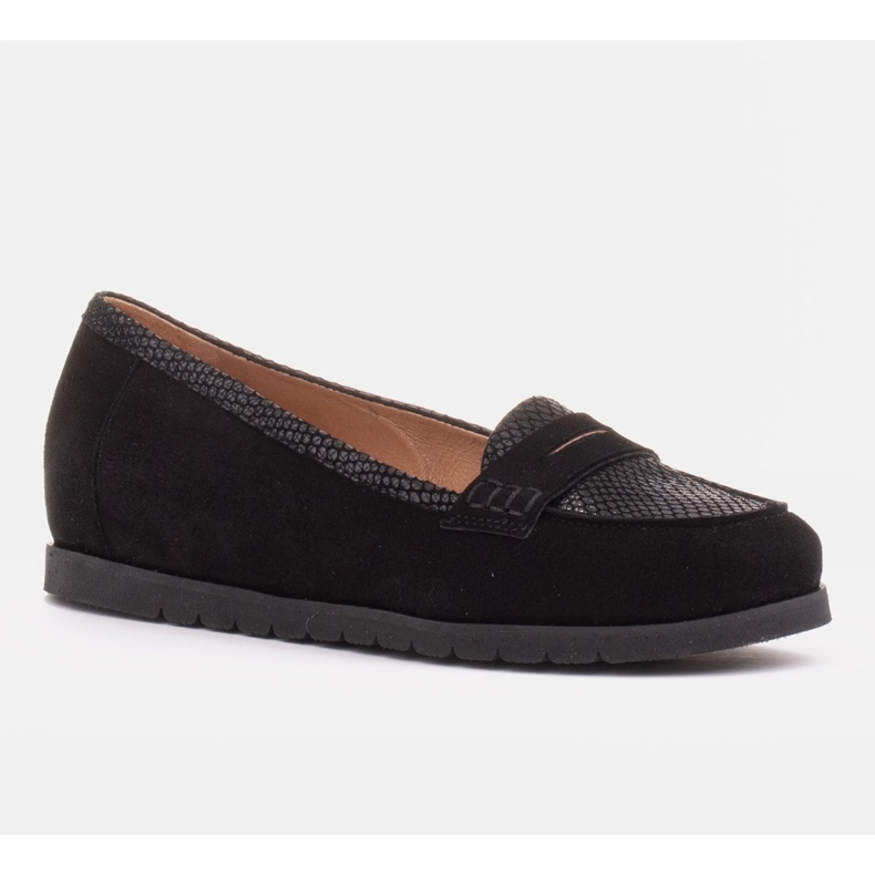 Marco Shoes Lehké boty s velmi měkkou spodní stranou a skrytým klínem černý 1