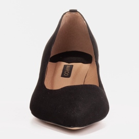 Marco Shoes Elegantní lodičky na nízkém podpatku černý 1