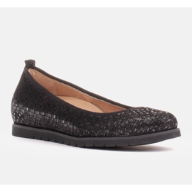 Marco Shoes Lehké balerínky s velmi měkkou spodní stranou a skrytým klínem černý 1