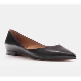Marco Shoes Dámské balerínky s nízkými boky černý 1