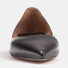Marco Shoes Dámské balerínky s nízkými boky černý 2
