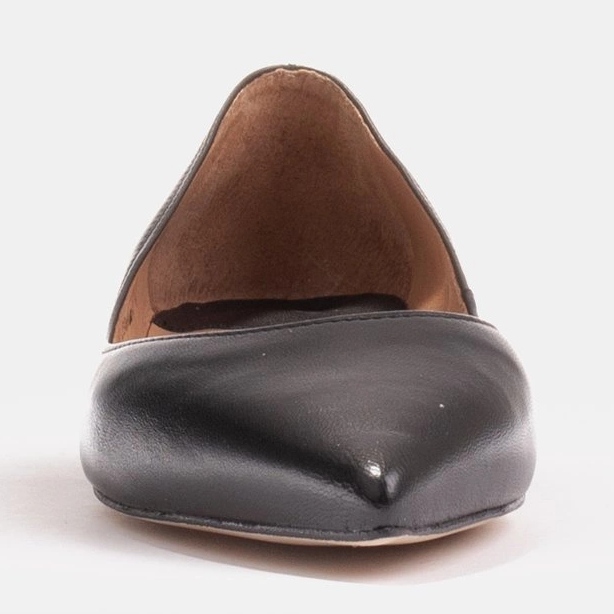 Marco Shoes Dámské balerínky s nízkými boky černý 2