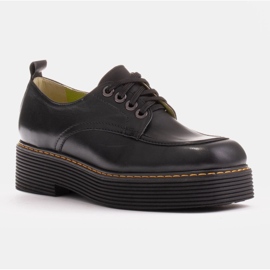 Marco Shoes Mokasíny Chiara z broušené kůže černý 1
