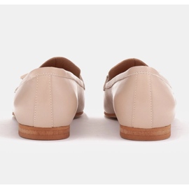 Marco Shoes Mokasíny z lícové kůže se zdobením 1983P-007-1 béžový 3
