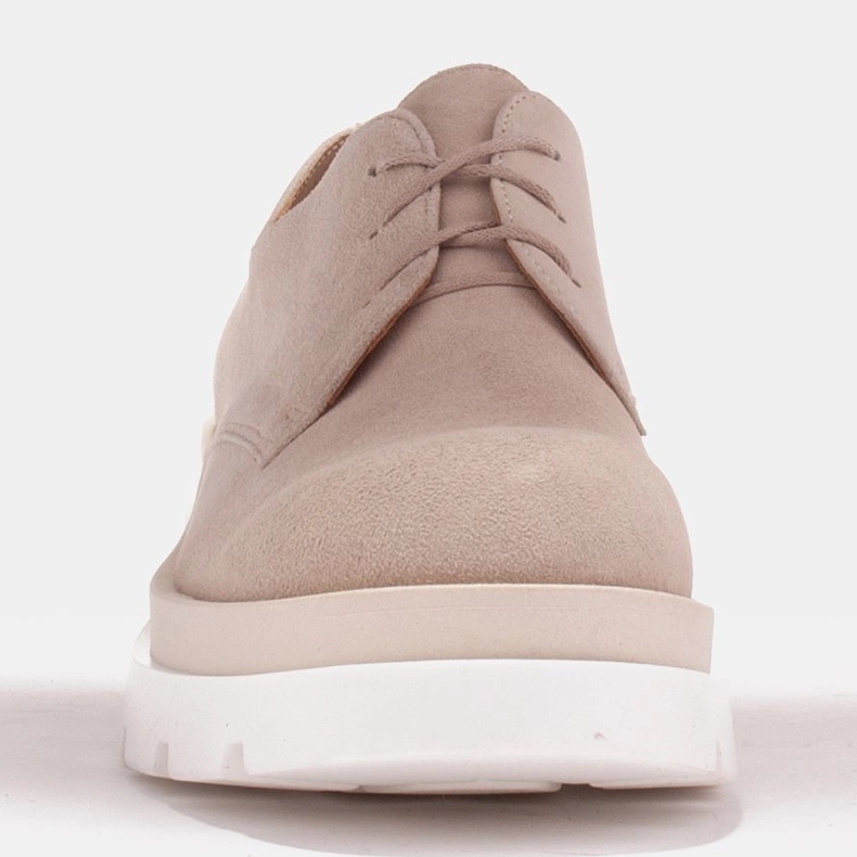 Marco Shoes Boty Angelina s podešví v bílé a béžové barvě béžový 1