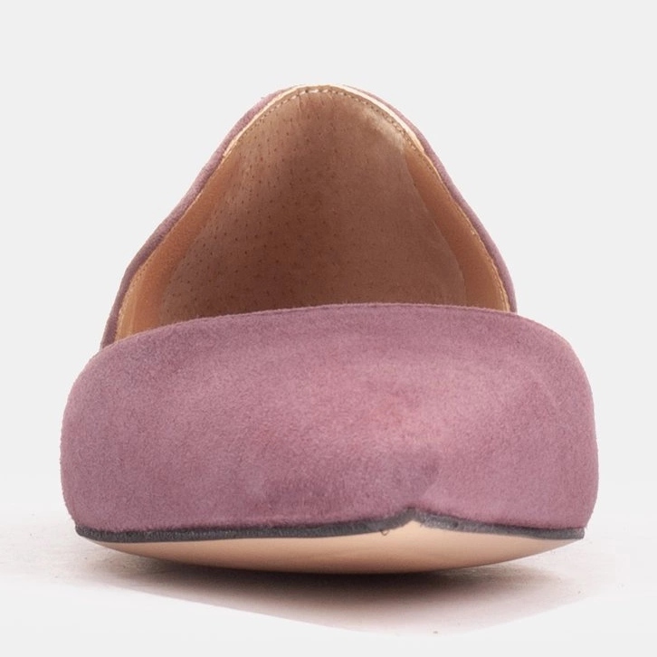 Marco Shoes Dámské balerínky s nízkými boky fialová 2
