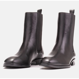 Marco Shoes Sofi Chelsea boty s gumou ve svršku černý 2