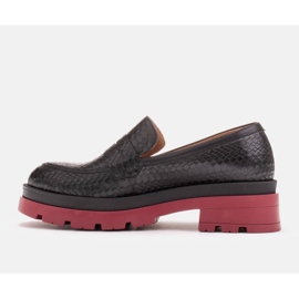 Marco Shoes Mokasíny se silnou podrážkou černý 1