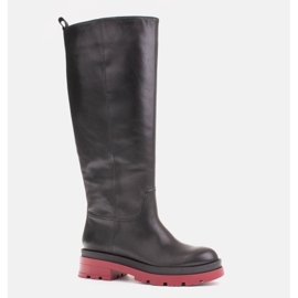 Marco Shoes Trapperové boty se širším svrškem černý 1