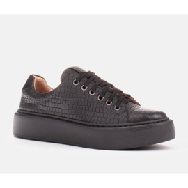 Marco Shoes Lehké tenisky z nappa kůže černý 1