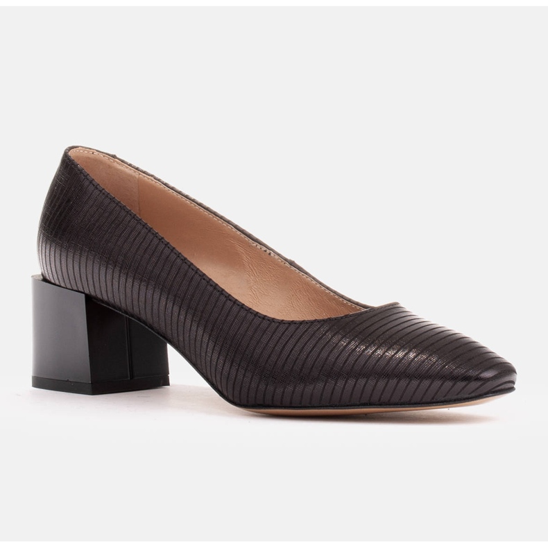 Marco Shoes Lodičky z přírodní kůže černý 1