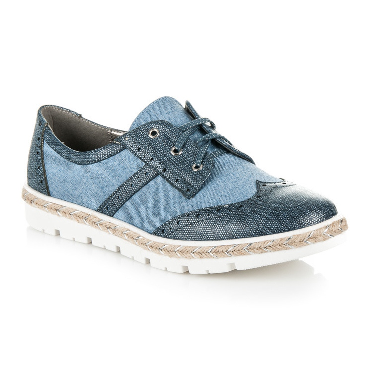 Šněrovací boty KYLIE modrý 1