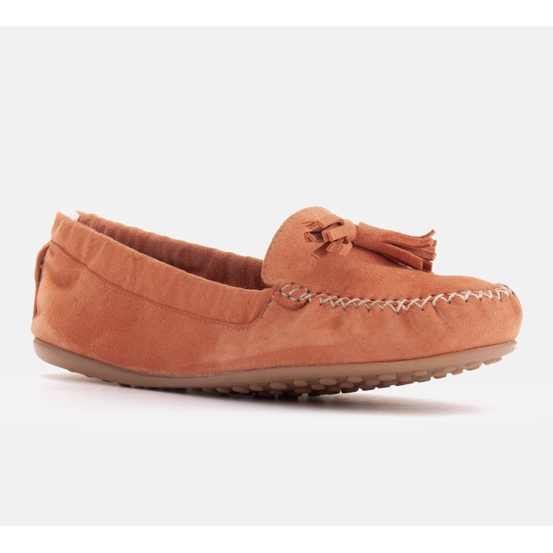 Marco Shoes Pružné mokasíny s gumičkou pomerančový 1